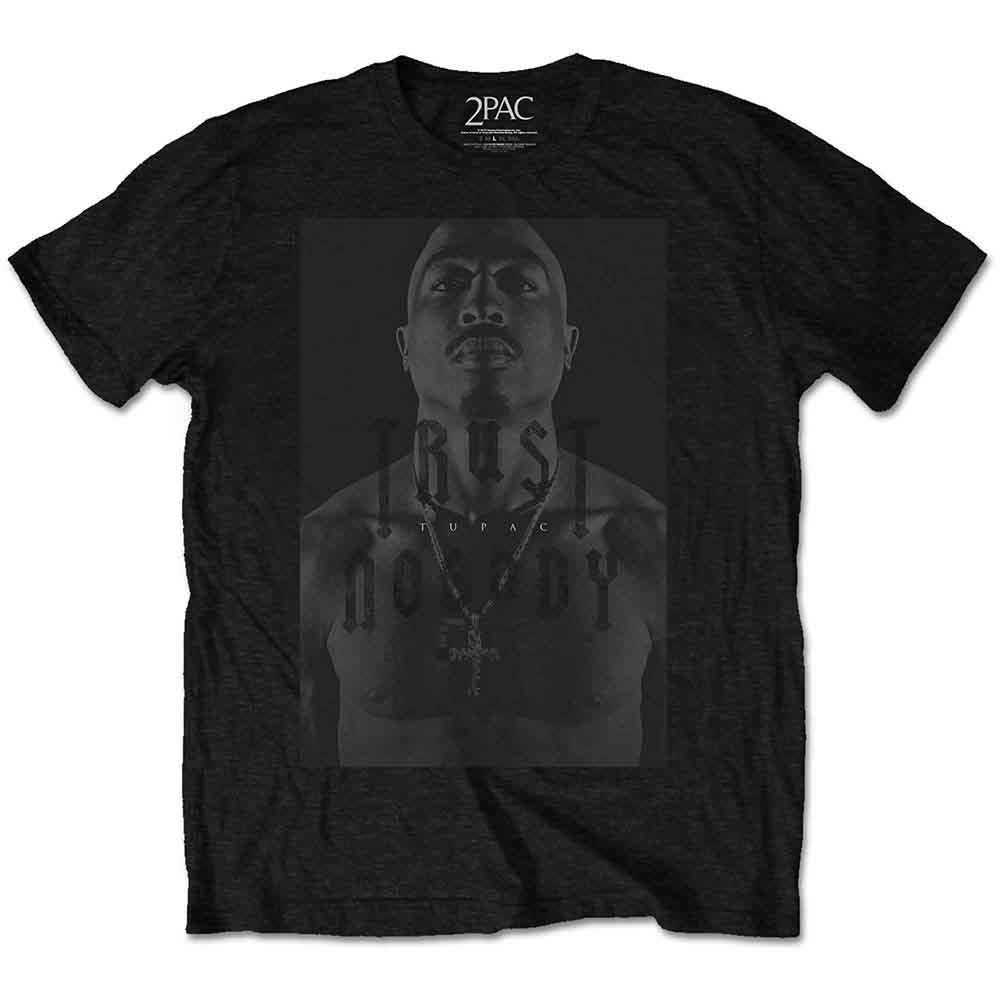 Tupac Unisex T-Shirt: Trust no one (Black)