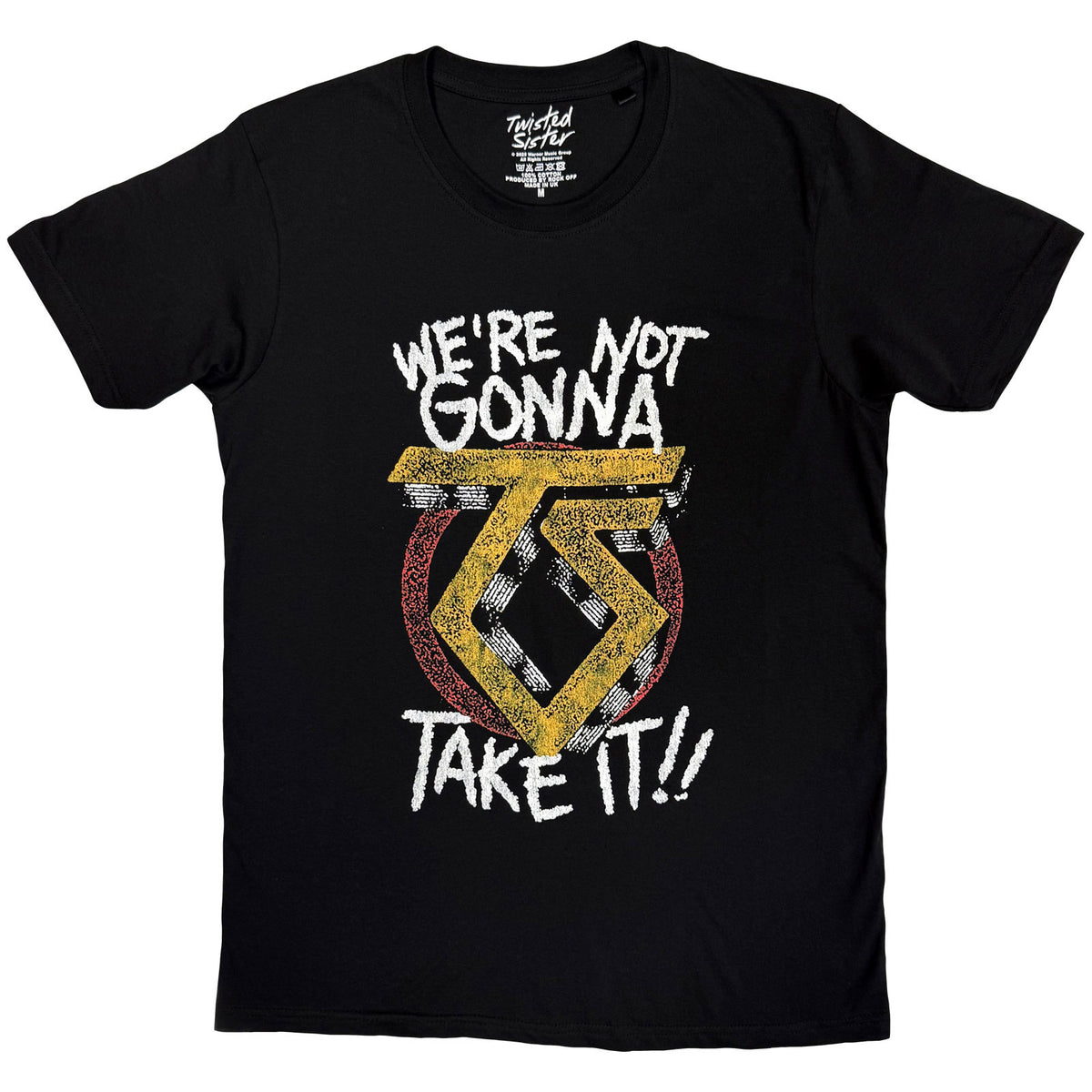 Twisted Sister Unisex T-Shirt: Not Gonna Take It (Black)