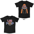 U2 Unisex T-Shirt: PopMart European Tour '97 (Black) (Back Print)