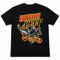 Uriah Heep Unisex T-Shirt: Twin Ravens (Black)