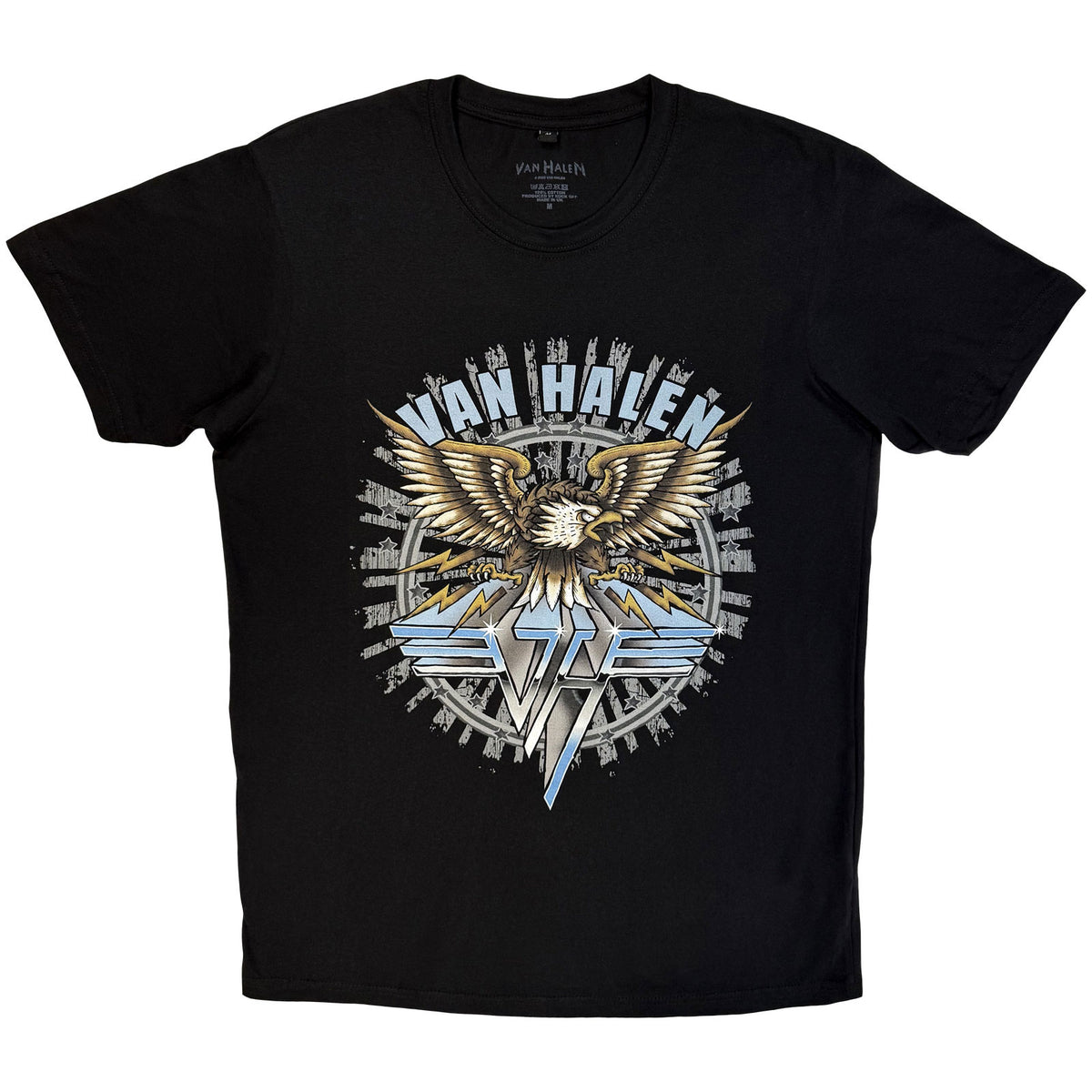 Van Halen Unisex Premium Carbon T-Shirt: Eagle (Black)