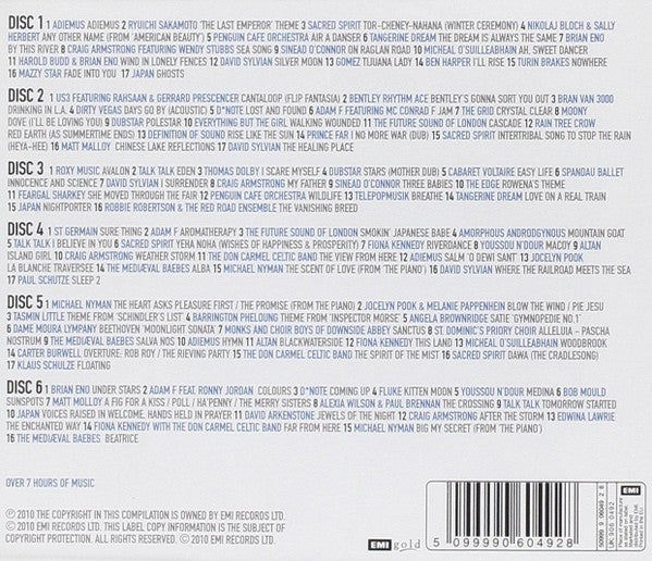 Various Artists – Chillout (100 Original Hits) — back cover