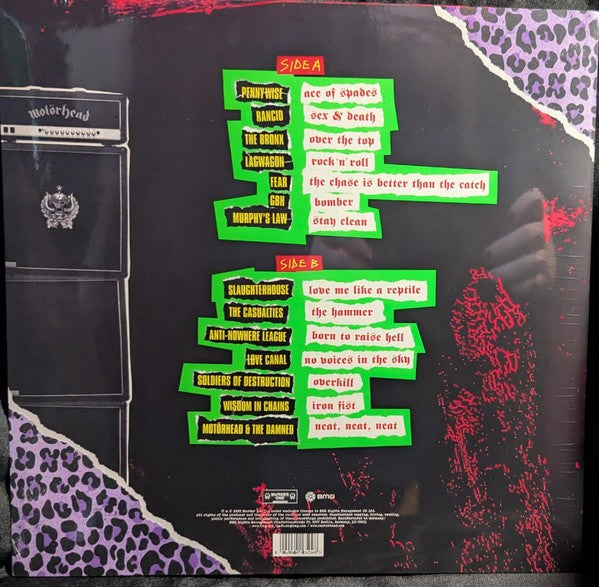 Various Artists – Killed by Deaf: A Punk Tribute to Motörhead — back cover