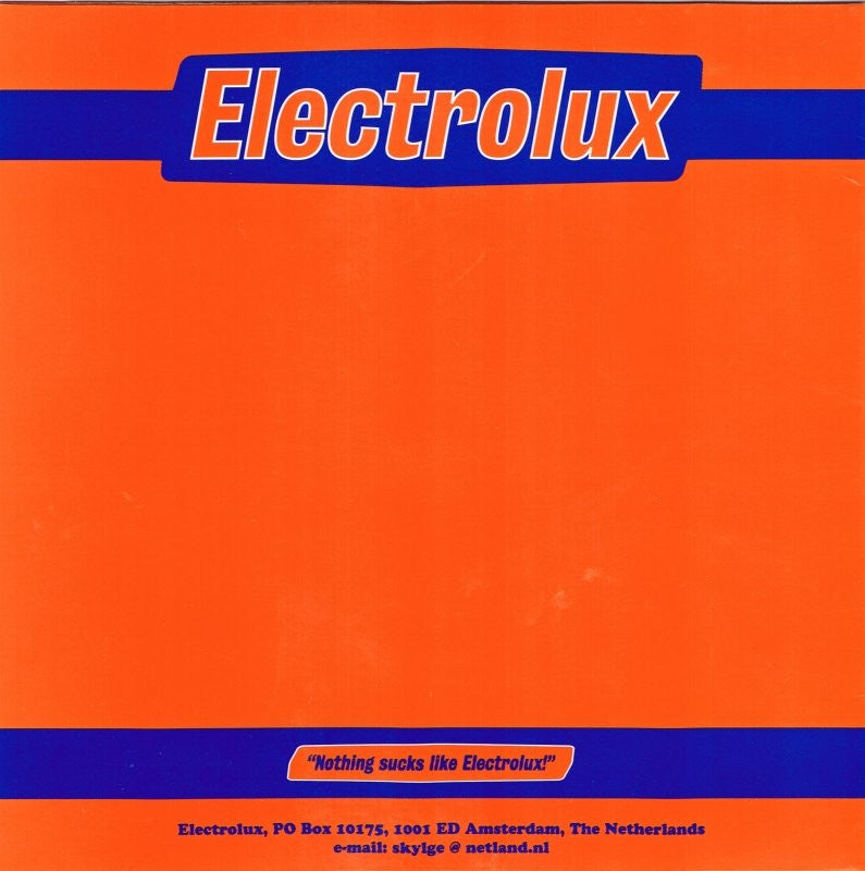 Various Artists – Nothing Sucks Like Electrolux — back cover