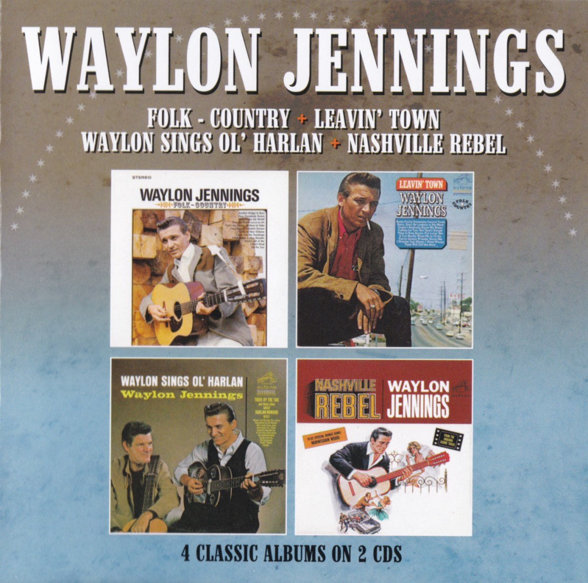 Waylon Jennings – 4 Classic Albums