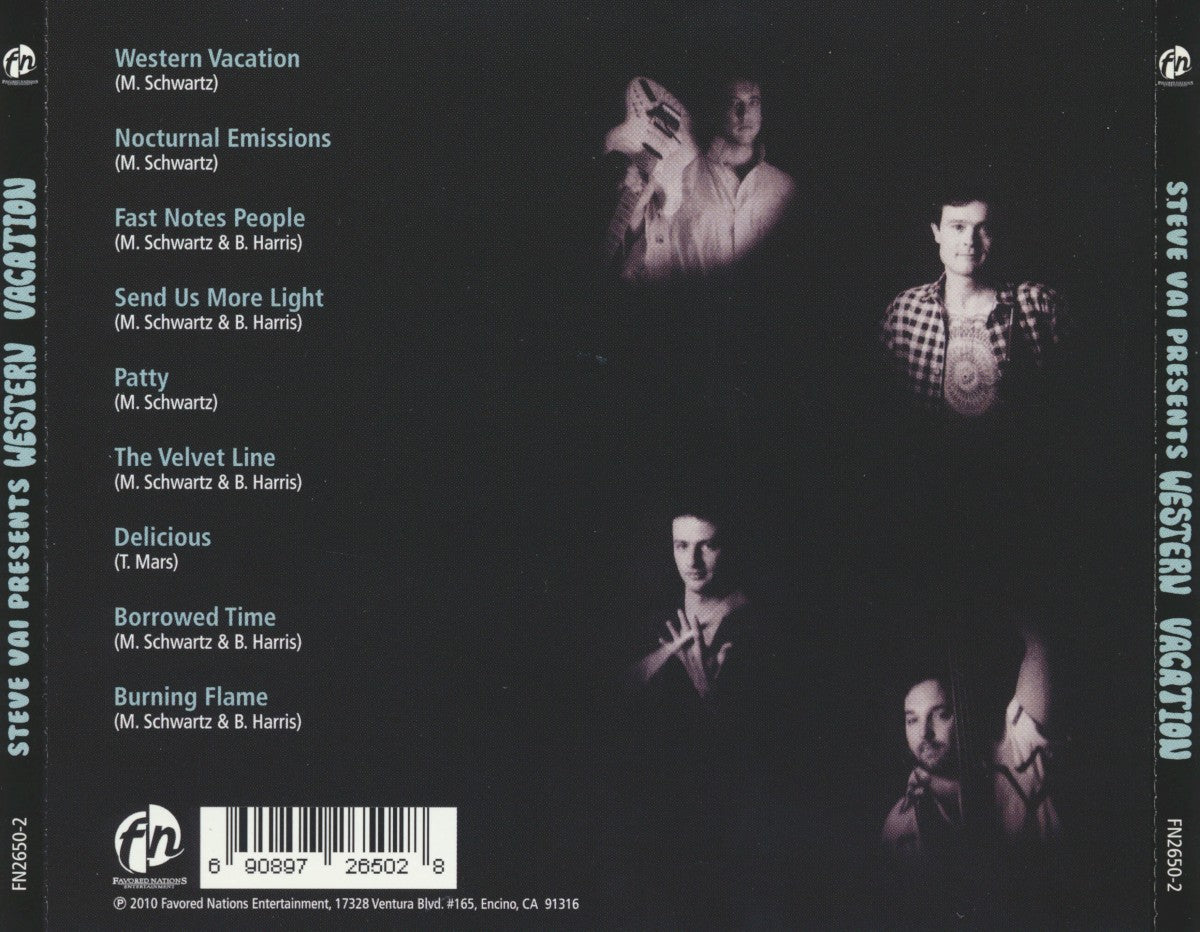 Western Vacation – Western Vacation — back cover