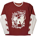 Wu-Tang Clan Unisex Layered Long Sleeve T-Shirt: Graffiti (Red & White) (Sleeve Print)