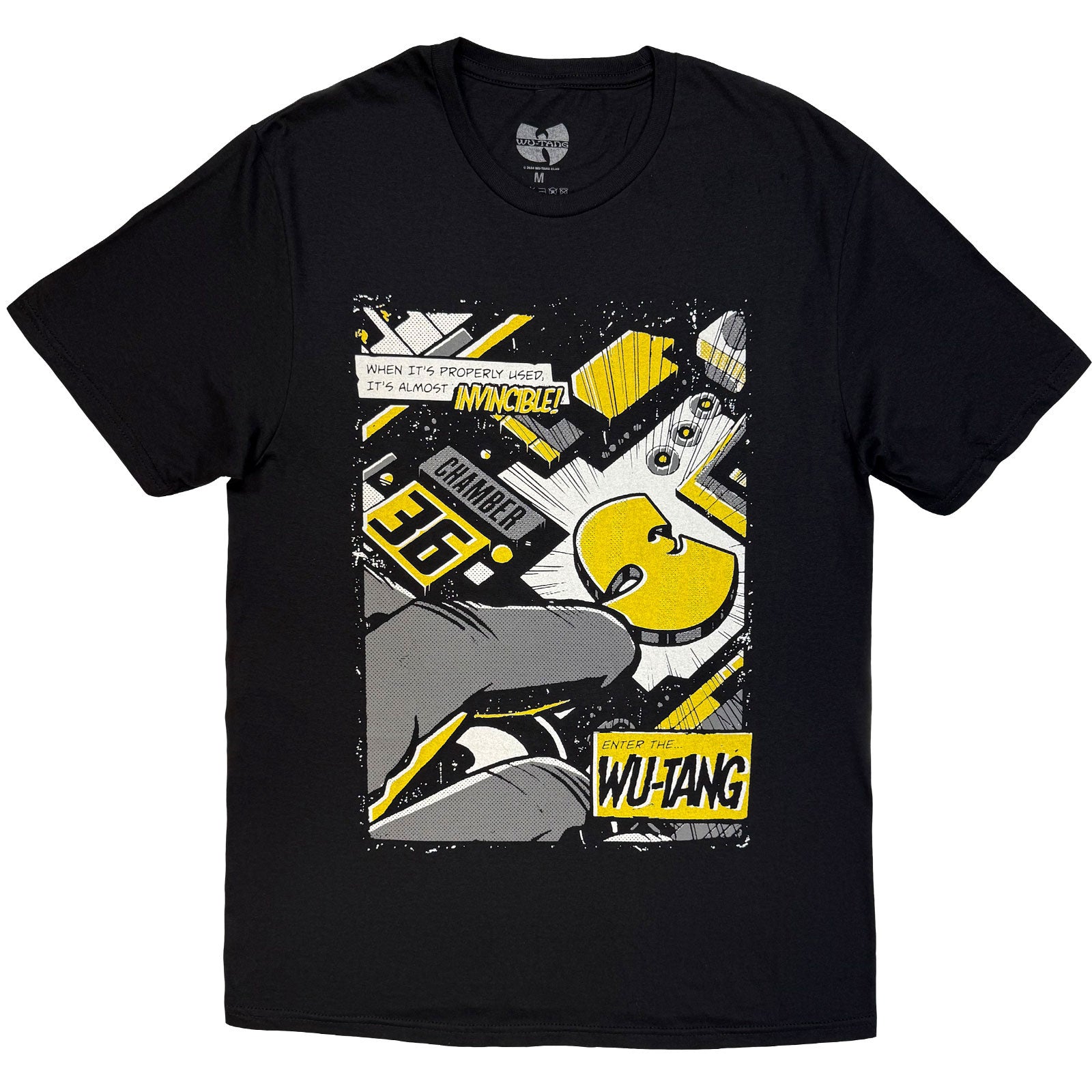 Wu-Tang Clan Unisex T-Shirt: Invincible (Black)
