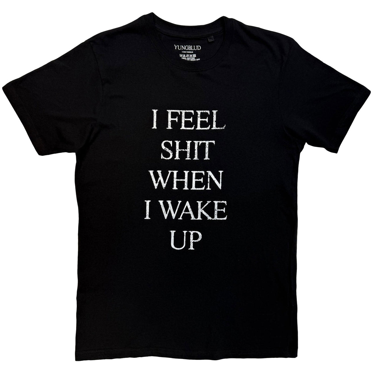 Yungblud Unisex T-Shirt: I Feel Like Shit (Black)