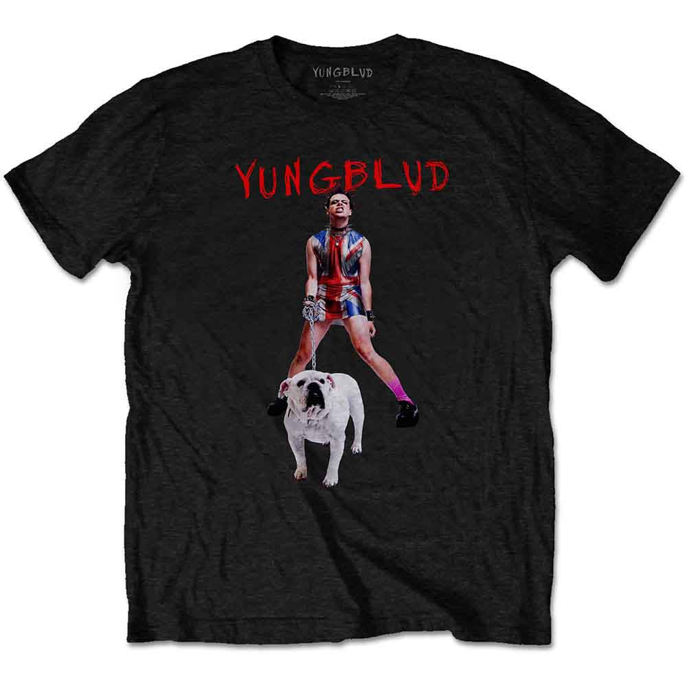 Yungblud Unisex T-Shirt: Strawberry Lipstick (Black)