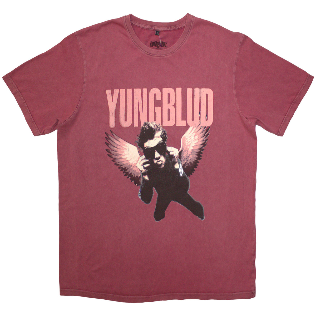 Yungblud Unisex T-Shirt: Wings (Red Wash) (Wash Collection)